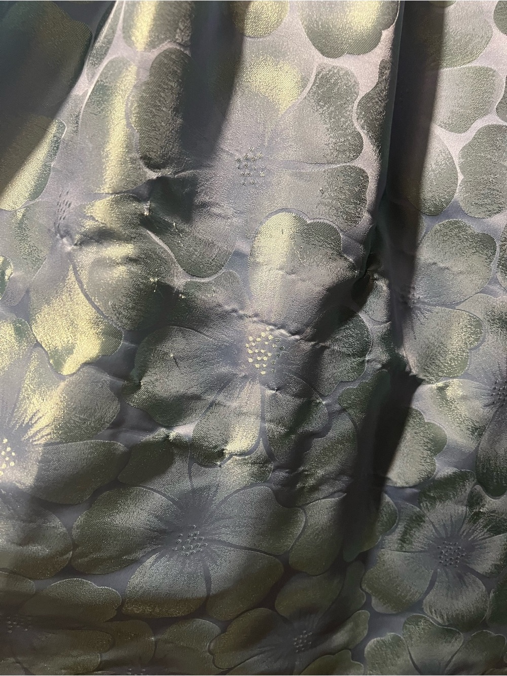 Theia Strapless Tea Length Formal Gown - Picture 11 of 15